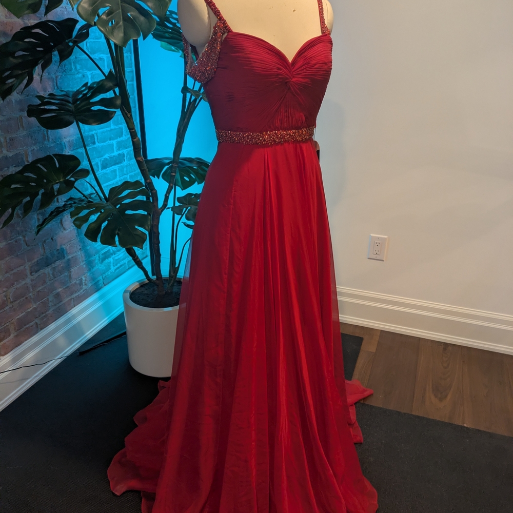 Cinderella Radiant Red Prom Dress